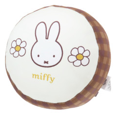 Japan Miffy Mini Cushion - Rose / Flower Brown