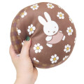 Japan Miffy Mini Cushion - Rose / Flower Brown - 2