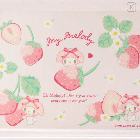 Japan Sanrio Original Melamine Mini Tray - My Melody / Colorful Fruit - 3