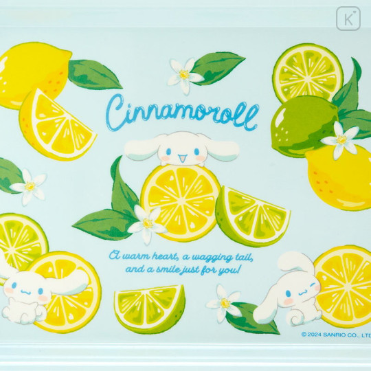Japan Sanrio Original Melamine Mini Tray - Cinnamoroll / Colorful Fruit - 3