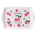 Japan Sanrio Original Melamine Mini Tray - Kuromi / Colorful Fruit - 2