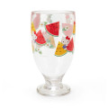 Japan Sanrio Original Footed Cup - Hello Kitty / Colorful Fruit - 2