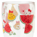 Japan Sanrio Original Footed Cup - Hello Kitty / Colorful Fruit - 3