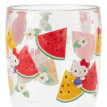 Japan Sanrio Original Footed Cup - Hello Kitty / Colorful Fruit - 4
