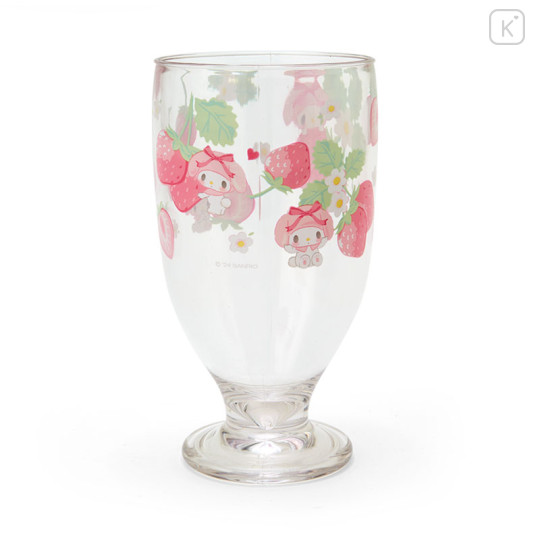 Japan Sanrio Original Footed Cup - My Melody / Colorful Fruit - 2