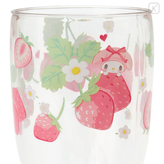 Japan Sanrio Original Footed Cup - My Melody / Colorful Fruit - 3
