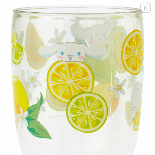 Japan Sanrio Original Footed Cup - Cinnamoroll / Colorful Fruit - 3