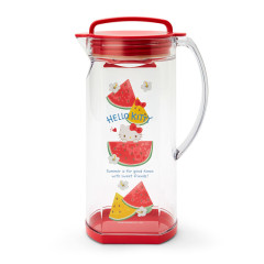 Japan Sanrio Original Cold Water Pitcher - Hello Kitty / Colorful Fruit