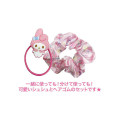 Japan Sanrio Hair Scrunchie & Mascot Tie - My Melody / Smile - 3