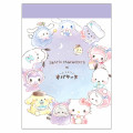 Japan Sanrio × Obakenu Mini Notepad - Characters / Toddler Baby / Night - 1
