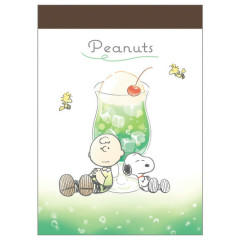 Japan Peanuts Mini Notepad - Snoopy / Cream Soda