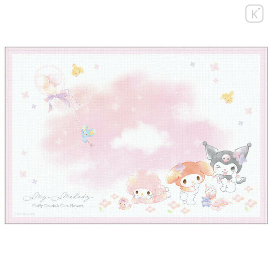 Japan Sanrio Leisure Sheet (S) - My Melody & Kuromi & Sweet Piano - 1