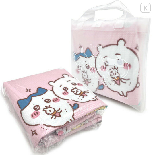 Japan Chiikawa Picnic Blanket Leisure Sheet (M) - Characters / Pink - 2