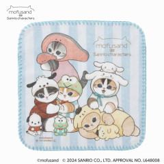 Japan Sanrio × Mofusand Large Stitch Mellow Hand Towel - Close Friends