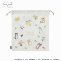 Japan Sanrio × Mofusand Drawstring Bag - Everyone is Good Friends B - 5