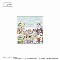 Japan Sanrio × Mofusand Flake Seal Sticker