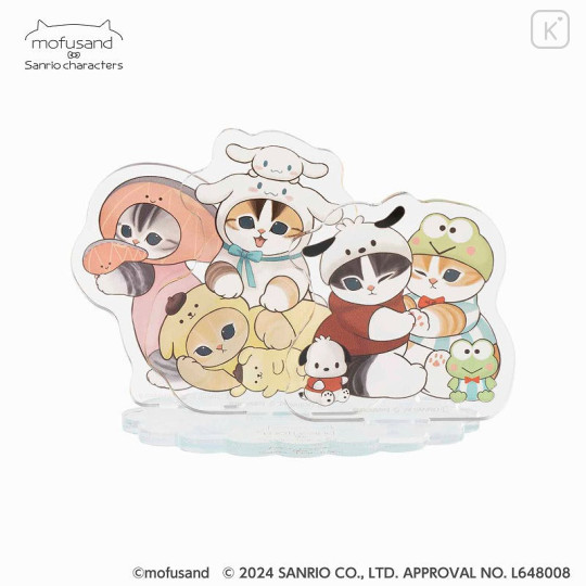 Japan Sanrio × Mofusand Large Layer Acrylic Stand - Close Friends - 3