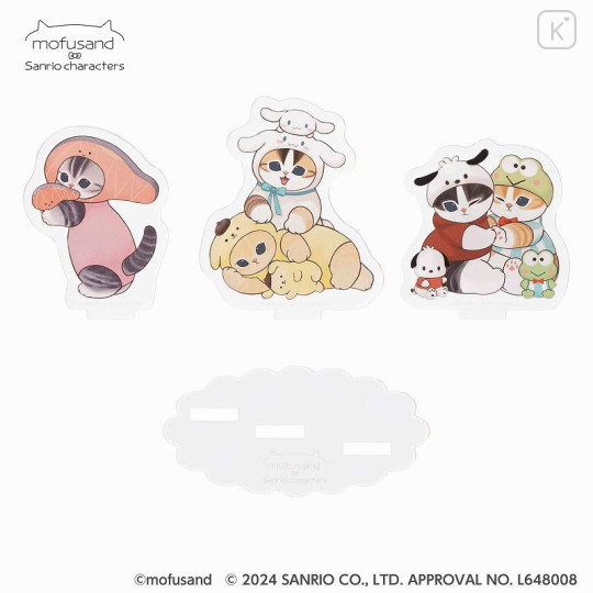 Japan Sanrio × Mofusand Large Layer Acrylic Stand - Close Friends - 4