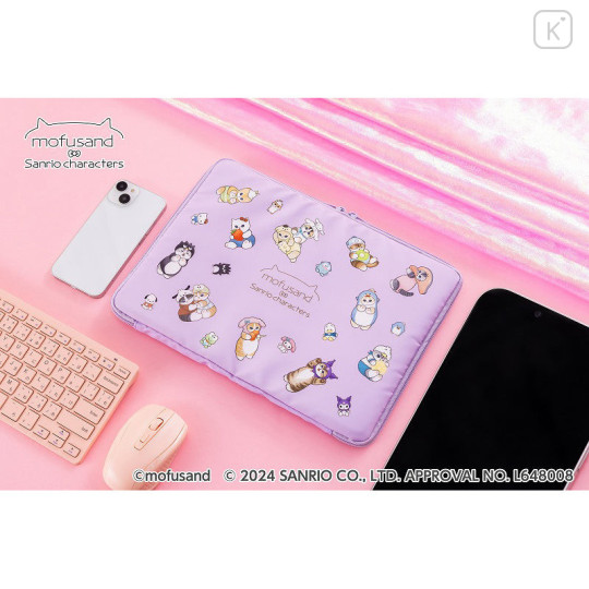 Japan Sanrio × Mofusand Tablet Case - Everyone Gathers - 2