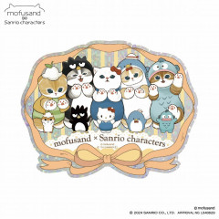Japan Sanrio × Mofusand Big Vinyl Sticker A