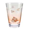 Japan Disney Store Clear Tumbler - Chip & Dale / Chill Life - 1