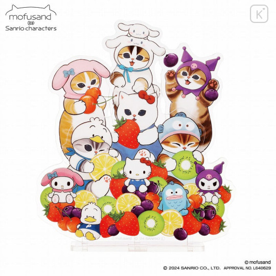 Japan Sanrio × Mofusand 2way Pickrill Stand A - Plant Marker Garden Stakes - 5