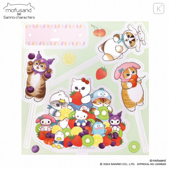 Japan Sanrio × Mofusand 2way Pickrill Stand A - Plant Marker Garden Stakes - 6