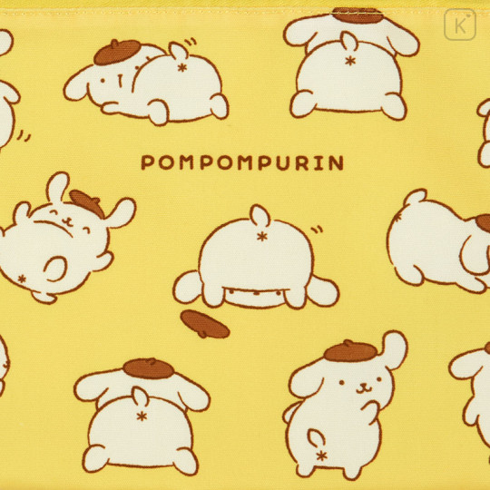 Japan Sanrio Original Pouch 2pcs Set - Pompompurin / Butt Puripuri Pudding - 8