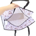 Japan Sanrio Large Shopping Bag - Kuromi : Moonlit Melokuro Midnight - 3