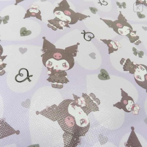 Japan Sanrio Large Shopping Bag - Kuromi : Moonlit Melokuro Midnight - 4