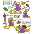 Japan Disney Picture Book Sticker - Rapunzel - 2