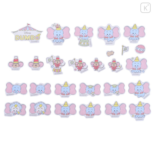 Japan Disney Store Sticker Set - Dumbo & Timothy / Illustrated by Noriyuki Echigawa - 2