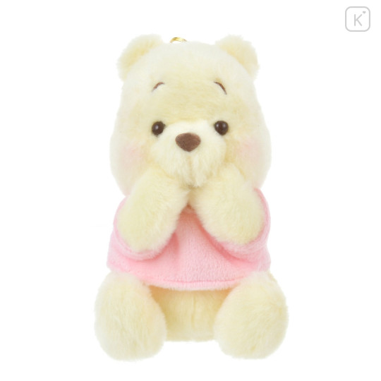 Japan Disney Store Plush Keychain - Winnie the Pooh / Kusumi Pastel - 1
