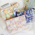 Japan Mofusand 3 Pocket Case - Cat / Flora Fairy Pink - 2