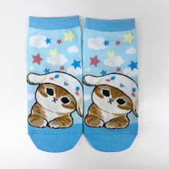 Japan Sanrio × Mofusand Rib Socks - Cat / Cinnamoroll