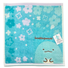 Japan San-X Jacquard Towel Handkerchief - Sumikko Gurashi / Tokage Flora