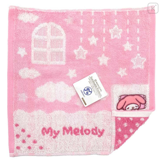 Japan Sanrio Jacquard Towel Handkerchief - My Melody / Good Night - 1