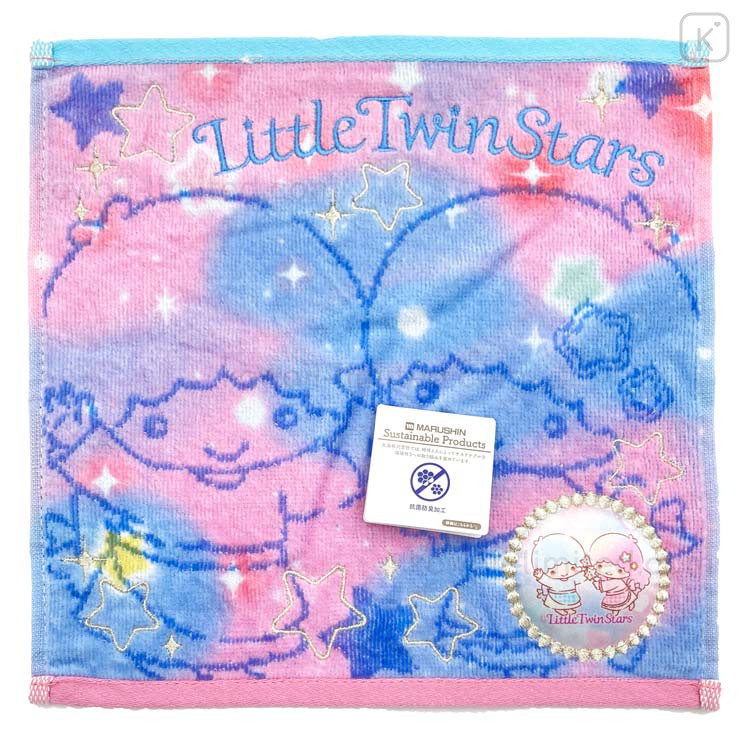 Japan Sanrio Jacquard Embroidered Towel Handkerchief - Little Twin