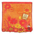 Japan Moomin Jacquard Embroidered Towel Handkerchief - Little My / Autumn - 1