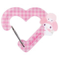 Japan Sanrio Carabiner Accessory Holder - My Melody & Sweet Piano / Heart - 1