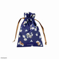 Japan Mofusand Drawstring Bag - Cat / Flora Fairy Navy - 5