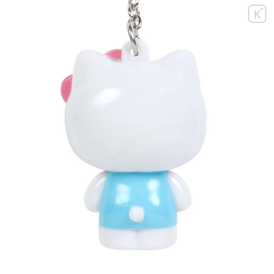 Japan Sanrio Original Custom Key Chain - Hello Kitty / Clear and Plump 3D - 5