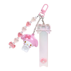 Japan Sanrio Original Custom Key Chain - My Melody / Clear and Plump 3D