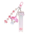 Japan Sanrio Original Custom Key Chain - My Melody / Clear and Plump 3D - 1