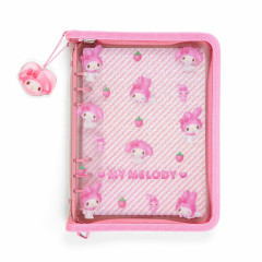 Japan Sanrio Original Clear Binder - My Melody / Clear and Plump 3D