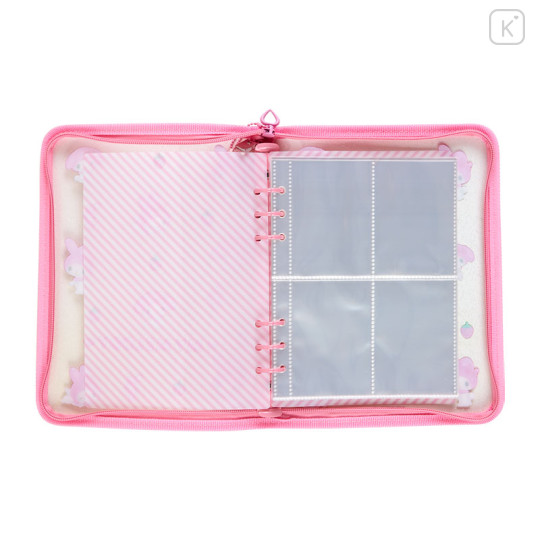 Japan Sanrio Original Clear Binder - My Melody / Clear and Plump 3D - 2