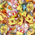 Japan Sanrio Original Summer Sticker - Pompompurin - 3
