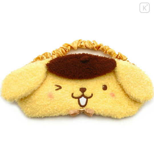 Japan Sanrio Sleeping Mask - Pompompurin / Wink Eyes - 1