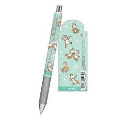 Japan Disney EnerGel Gel Ballpoint Pen - Chip & Dale / Green