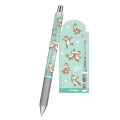 Japan Disney EnerGel Gel Ballpoint Pen - Chip & Dale / Green - 1